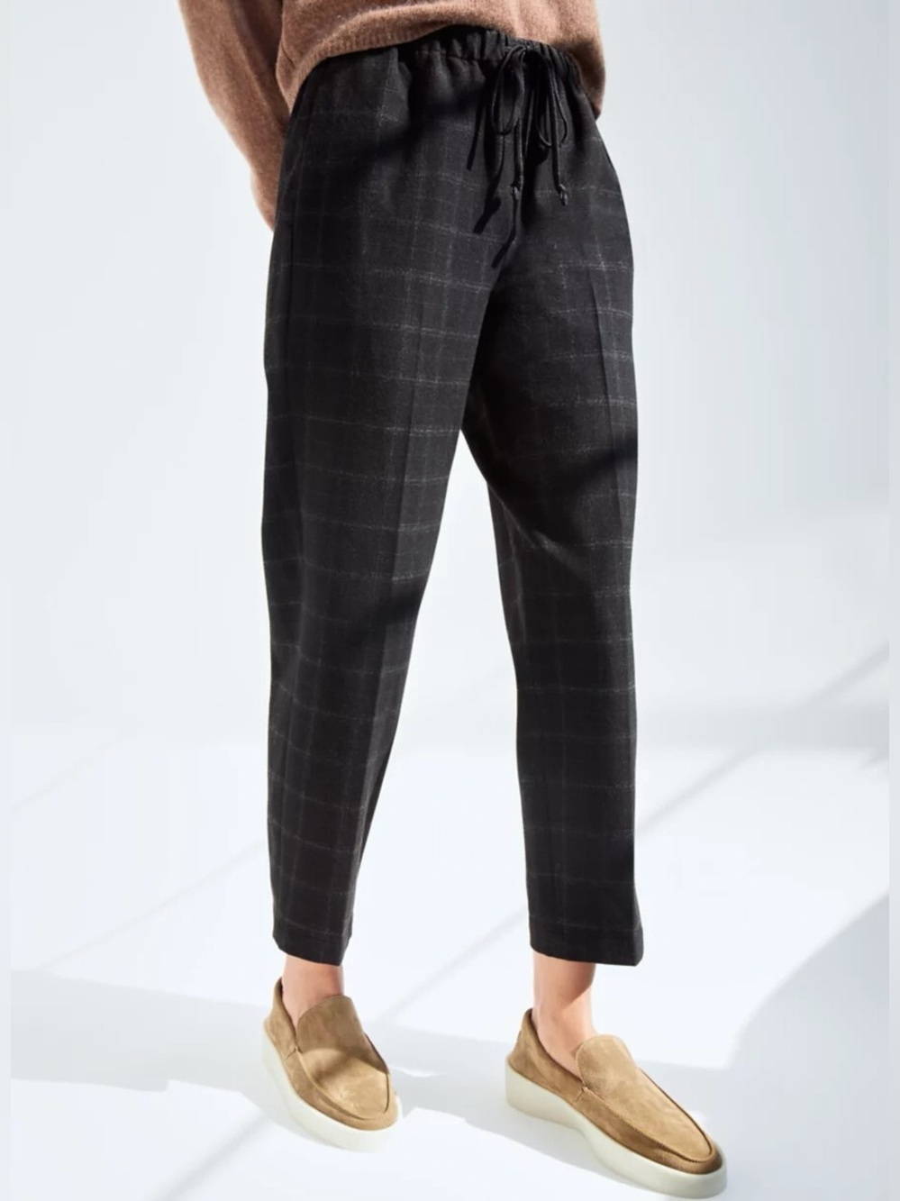 The Group Babaton Plaid Jimmy Pants